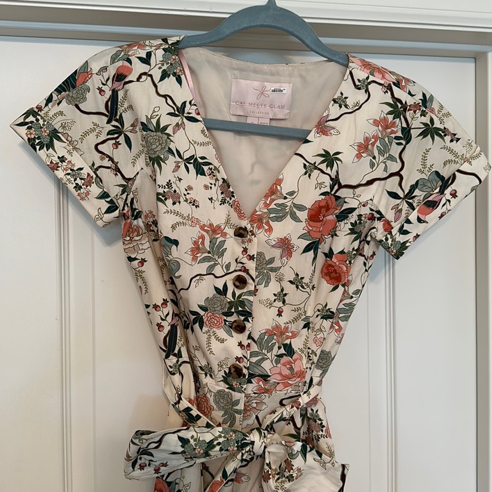 Gal Meets Glam floral jumpsuit
